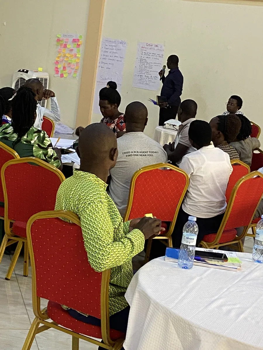 A community training session
